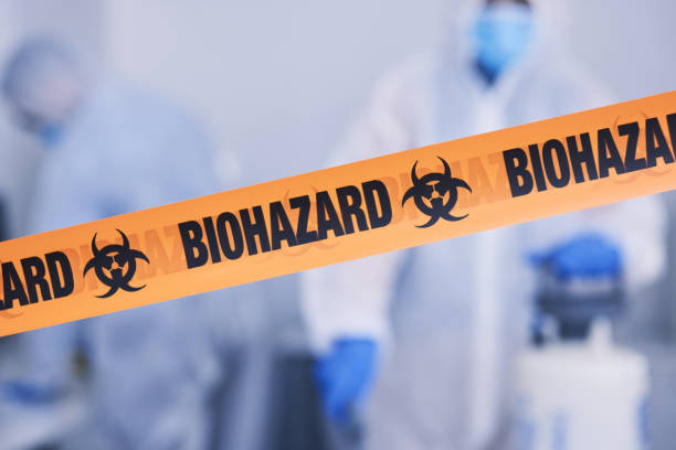 Professional Biohazard Cleanup technician working in Bayside, TX
